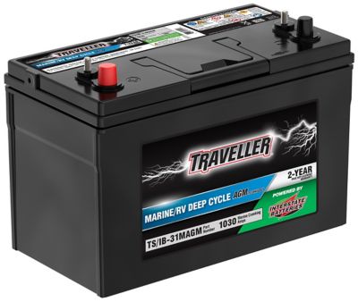 Image showing  Marine/RV Deep Cycle Battery with AGM Technology, 1,030 MCA
