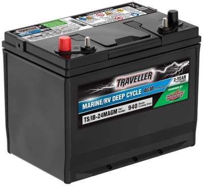 Image showing  AGM Marine/RV Deep Cycle Battery, 750 CCA