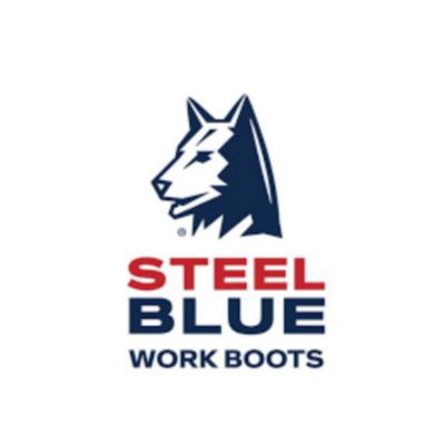 Image showing 1 th Steel Blue Blue Heeler Brown Work Boot