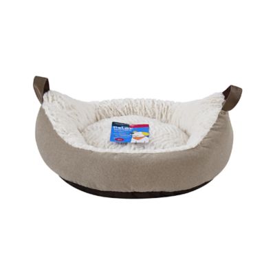 Image showing 7 th Retriever Double-Handle Round Cuddler Dog Bed, 20 x 8.5in.