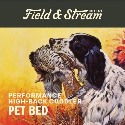 Image showing 6 th Field & Stream Performance High-Back Cuddler Pet Bed