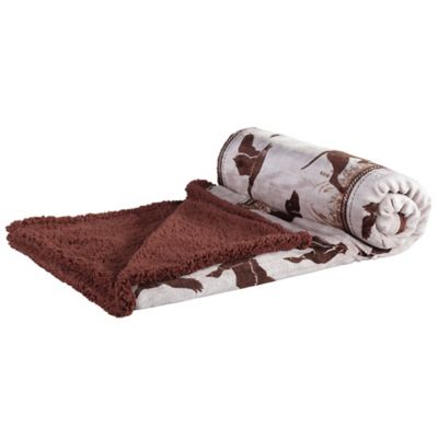 Image showing  Chesapeake Silk Touch Sherpa Throw Blanket, 50 in. x 70 in.