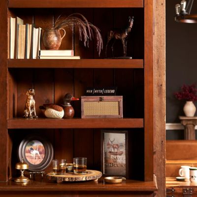 Image showing  Tabletop Dog Decor, 7.2 in., Bronze