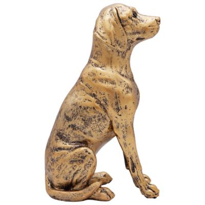 Image showing  Tabletop Dog Decor, 7.2 in., Bronze