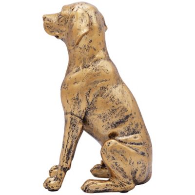 Image showing  Tabletop Dog Decor, 7.2 in., Bronze