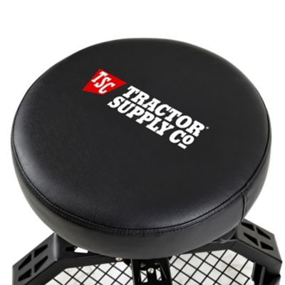 Image showing 5 th Tractor Supply Adjustable Shop Stool with Casters, Black