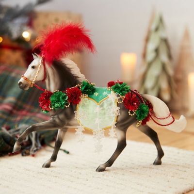 Image showing  Christmas In Bloom Holiday Horse Figure