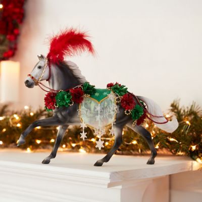Image showing  Christmas In Bloom Holiday Horse Figure
