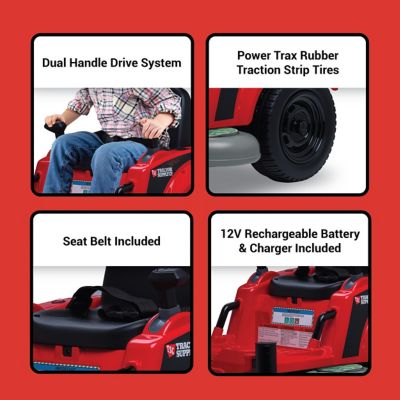 Image showing  12V Zero Turn Mower Junior Ride-On Toy