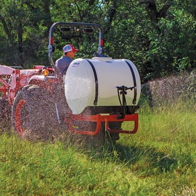 Image showing  200 gal. 3 pt. Sprayer Complete with 8 Roller Pump Assembly, 22 in. Pro Spray Wand 2 Broadcast Nozzles