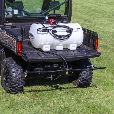Image showing  45 gal. UTV Sprayer - 2.4 GPM Pump - Lever Spray Wand - Hitch Mount 3N Folding Boom