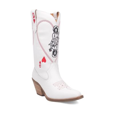 Image showing 0 th Dingo Queen A Hearts Leather Boot