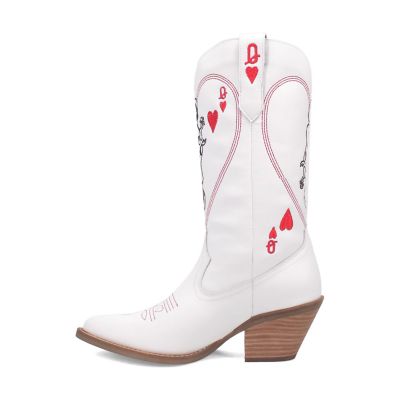 Image showing 6 th Dingo Queen A Hearts Leather Boot