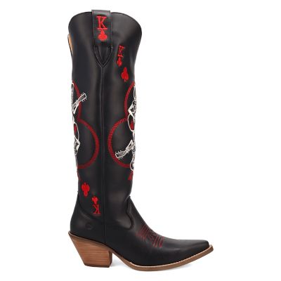 Image showing  King Of Clubs Leather Boot
