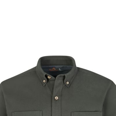 Image showing  Men's Long-Sleeve Heavy Flannel Shirt