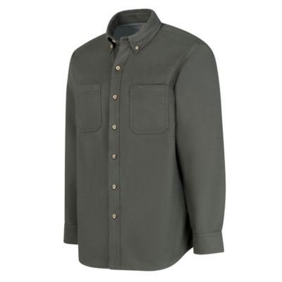 Image showing  Men's Long-Sleeve Heavy Flannel Shirt