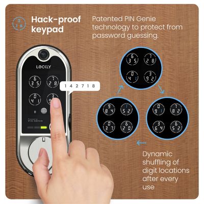 Image showing 5 th Lockly Vision Smart Lock and Video Doorbell, SN