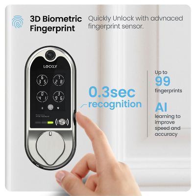Image showing 6 th Lockly Vision Smart Lock and Video Doorbell, SN
