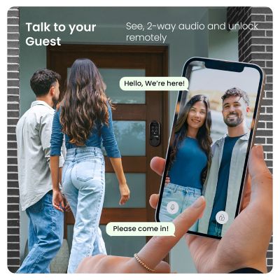 Image showing 6 th Lockly Vision Smart Lock and Video Doorbell, MB