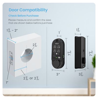 Image showing 8 th Lockly Vision Smart Lock and Video Doorbell, MB