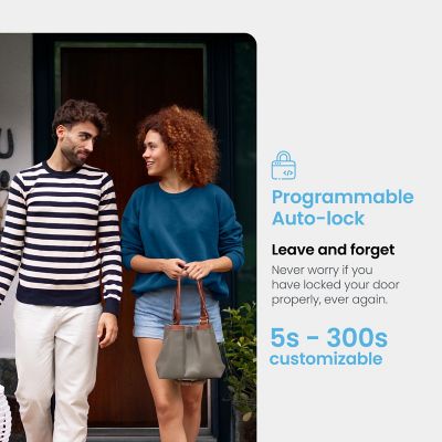 Image showing 5 th Lockly Secure Pro Fingerprint Wi-Fi Smart Lock Deadbolt