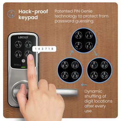 Image showing 6 th Lockly Model 6S Latch Edition (SN) Smart Lock