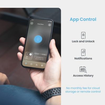 Image showing 7 th Lockly Access Touch PRO with Virtual Intercom & Keypad (SN) Smart lock
