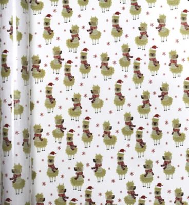 Image showing  Llamas Gift Wrapping Paper, 40 in. x 75 in.