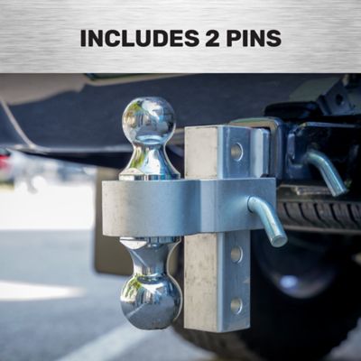 Image showing  2 in. 6,000 lb. Dual-Ball Adjustable Aluminum Hitch for Class IV Trailers