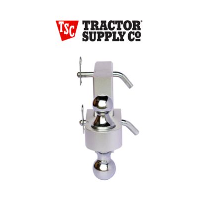Image showing 6 th Tractor Supply 2 in. 6,000 lb. Dual-Ball Adjustable Aluminum Hitch for Class IV Trailers
