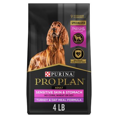 Purina Pro Plan Specialized Sensitive Skin & Stomach Turkey & Oat Meal Formula High Protein Dry Dog Food
