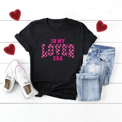 Image showing  Women's In My Lover Era Short Sleeve Graphic Tee