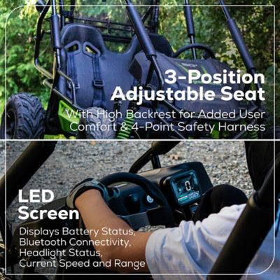 Image showing  60V 2-Seater Go Cart with 5ah Batteries & Charger