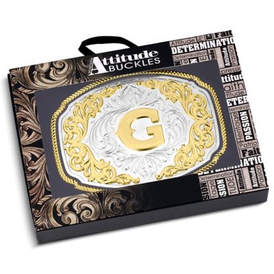 Image showing  Western Initial Buckle, G, A1047G