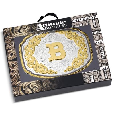 Image showing  Western Initial Buckle, B, A1047B