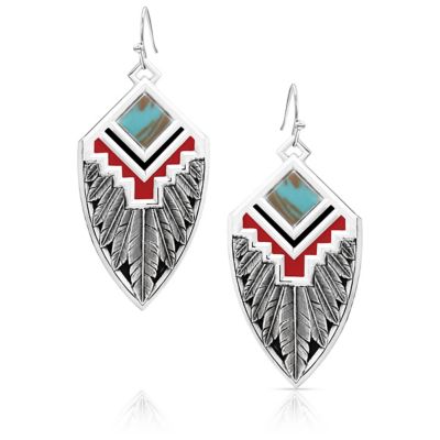 Montana Silversmiths Southwest Aura American Made Earrings, AMER6059