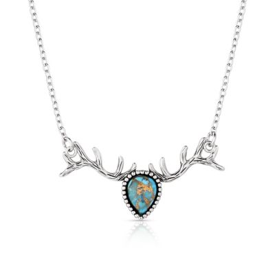 Montana Silversmiths Alpine Embrace Turquoise Necklace, KTNC6081