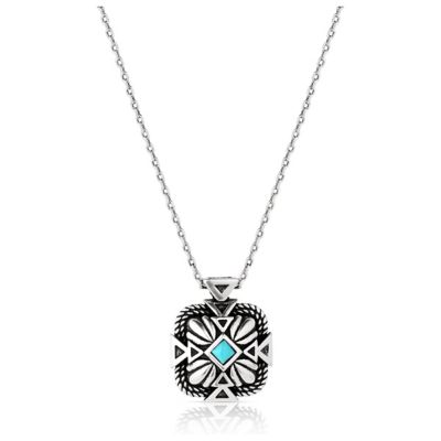 Montana Silversmiths Desert Sage Turquoise Necklace, NC6116