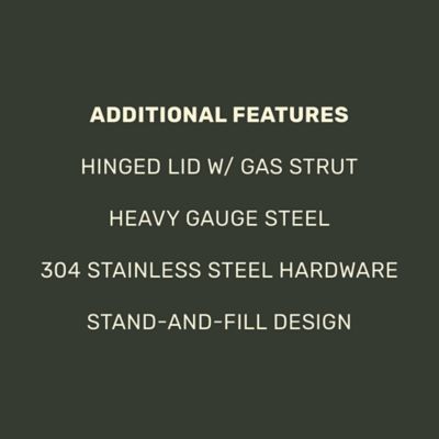 Image showing  600 lb. Steel Deer Corn Feeder, 50.8 in. x 60.7 in.