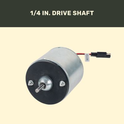 Image showing  12V Game Feeder Motor with Extended Shaft