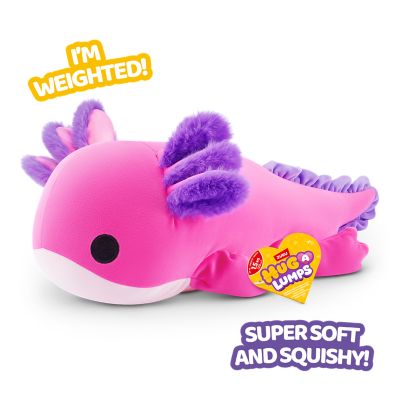 Image showing  Hug A Lumps Axolotl Weighted Plush, Medium
