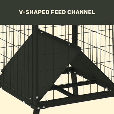 Image showing  350 lb. Steel Cottonseed Deer Feeder, 57 in.