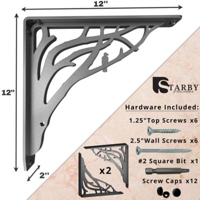 Image showing  Angel Oak Shelf Bracket Set, SB-ANGELOAK-12