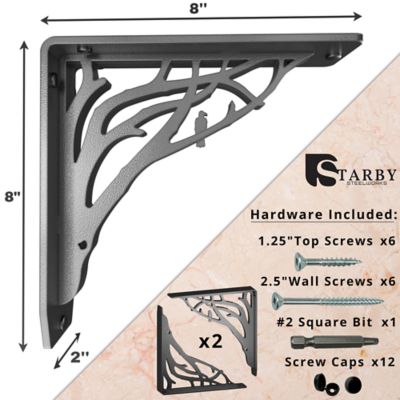 Image showing  Angel Oak Shelf Bracket Set, SB-ANGELOAK-8