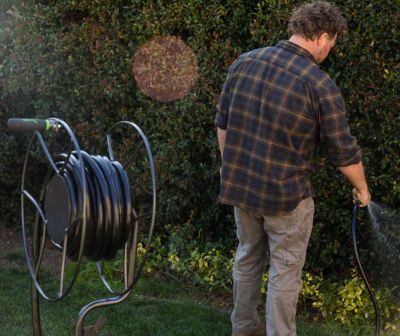 Image showing  Free-Standing Patio Swivel Hose Reel