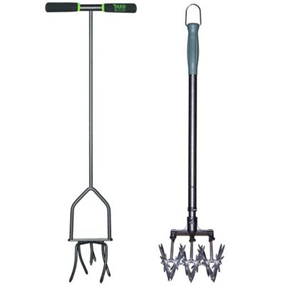 Yard Butler Raised Bed Garden Cultivator Tool Set