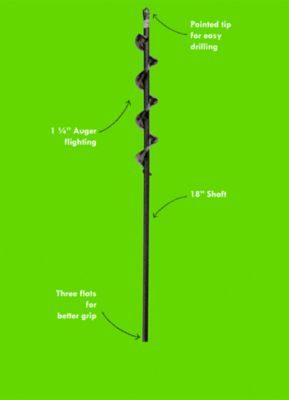 Image showing  Roto Earth 18 in. Auger Drill Bit