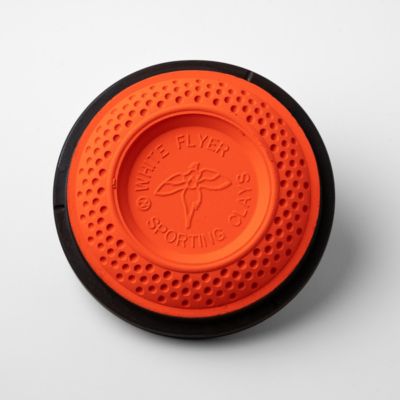White Flyer Clay Pheasant Target, Orange Top, 135-Pack