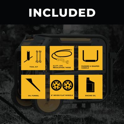 Image showing  Dual Fuel Portable Generator 7500 Peak