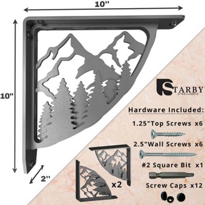 Image showing  Bull Bay Shelf Bracket Set, SB-BULLBAY-10